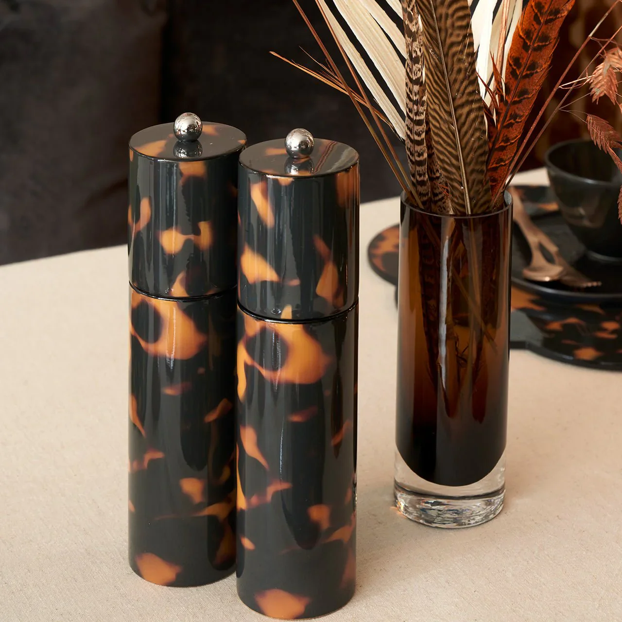 Molen (peper of zout):  Faux Tortoise - Image 2