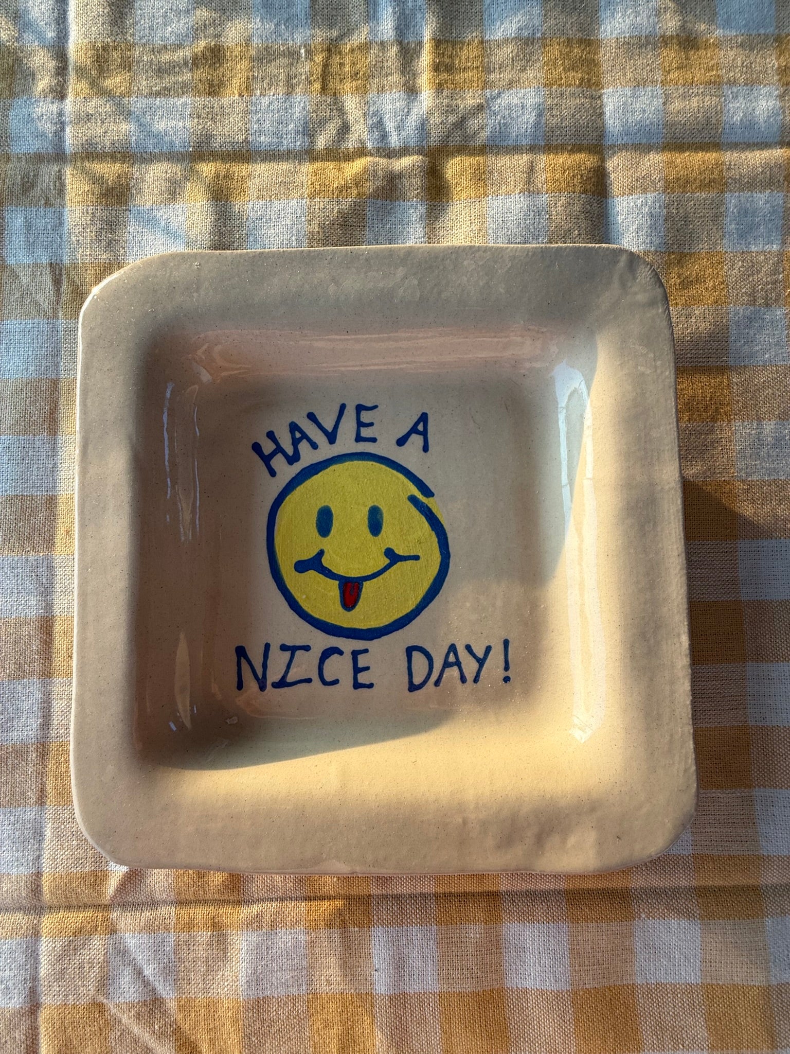 Keramieken schaaltje: Have a nice day