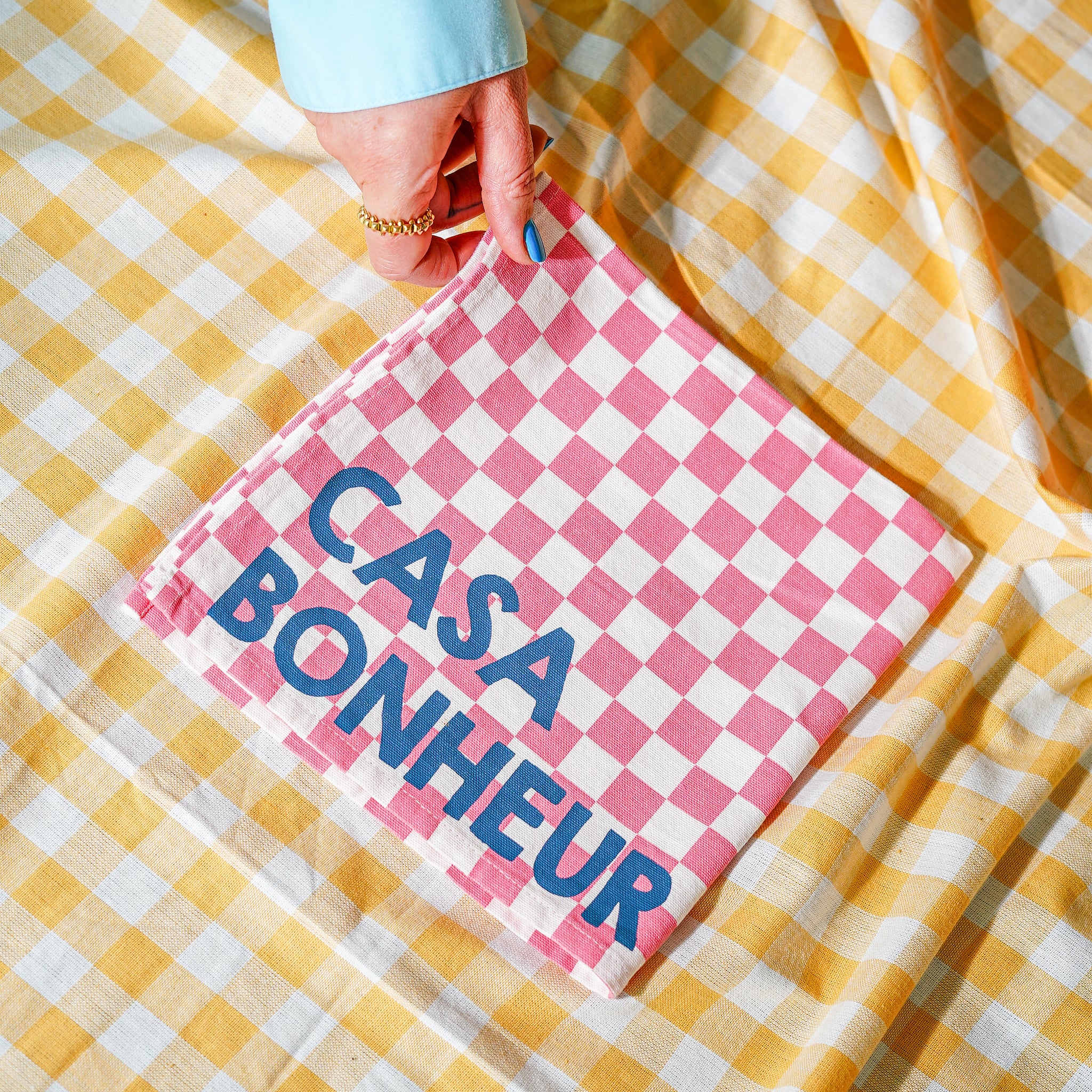 Serviette Casa bonheur